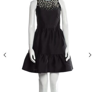 Kate Spade New Years Eve Black Dress with Pearl Details